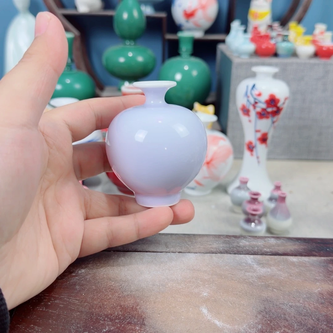 陶瓷手工小花器摆件