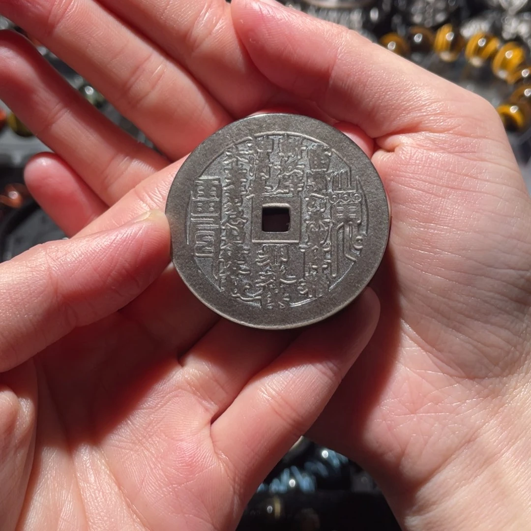 黑曜岩颈饰未镶嵌张*雲赠棉绳