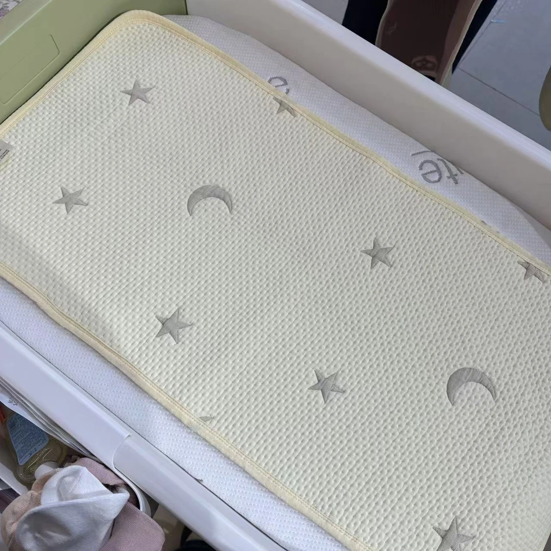 40*80A类韩国婴儿盖毯四季宝宝透气吸汗毯子亲肤全棉推车毯垫子