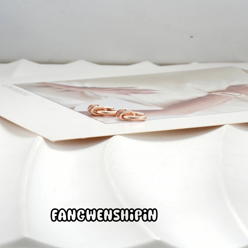 铜合金珐琅耳饰 【镀K金】【925银针】耳环3706