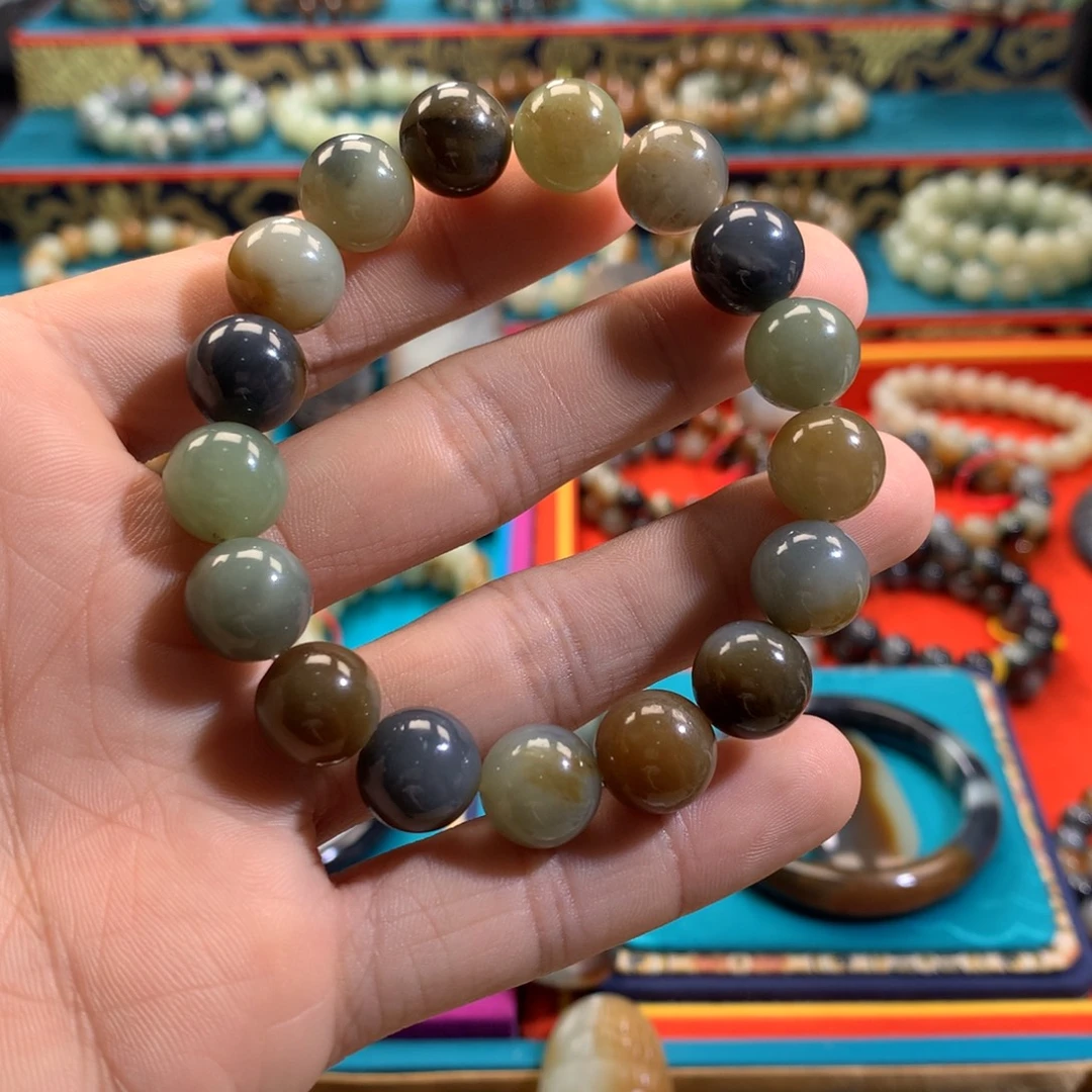 未镶嵌手链和田玉（糖玉）