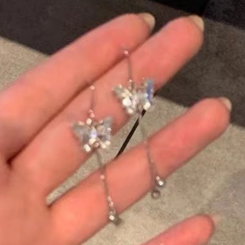 非金属树脂耳饰 流苏耳环女小众感高级冷性风耳钉耳钩耳饰