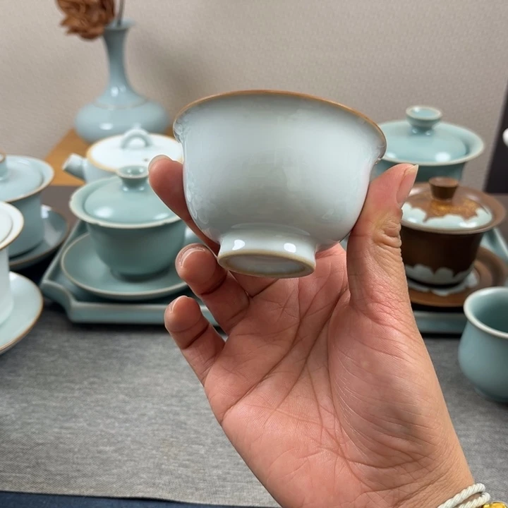 杯月白压手杯一级全品