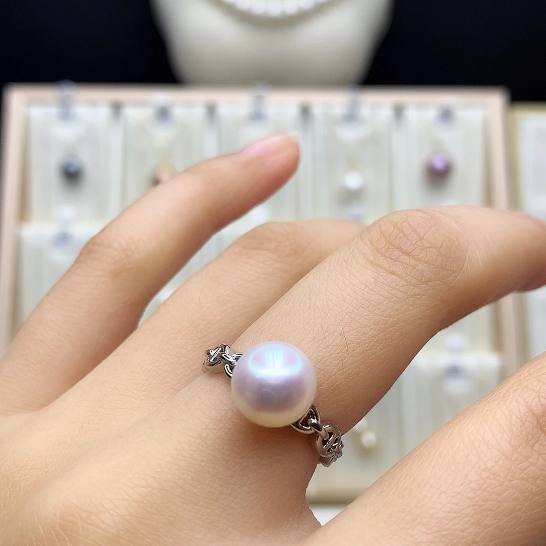 颈饰淡水珍珠合金