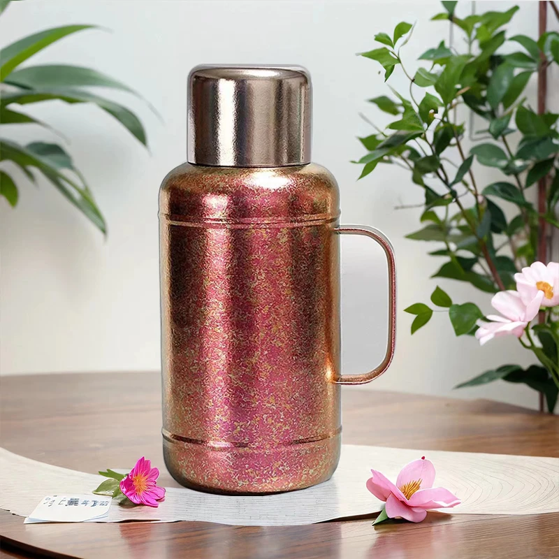 [厂家直销]新款纯钛保温壶1500ML贵妃壶大容量高档家用暖水瓶泡茶