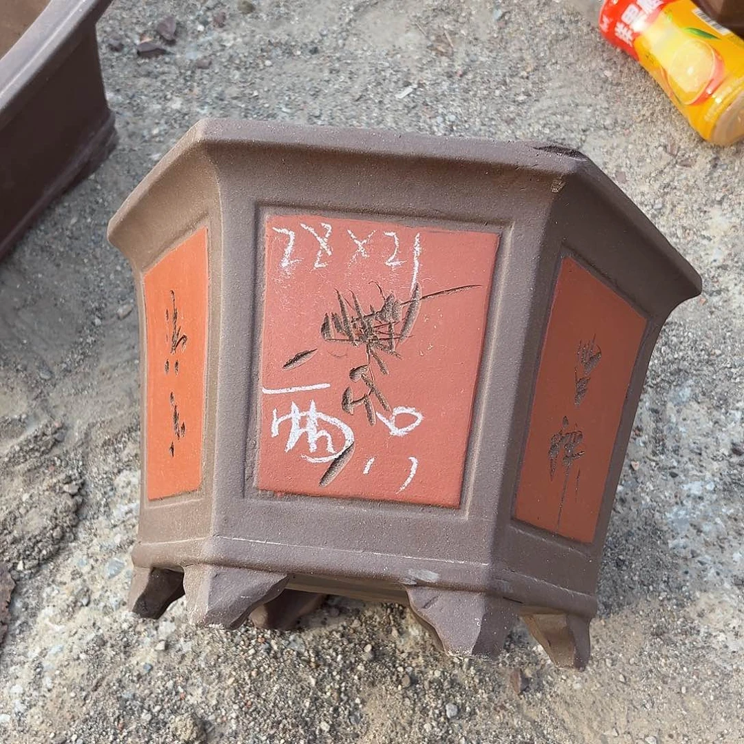 宜兴紫砂花盆,现货发