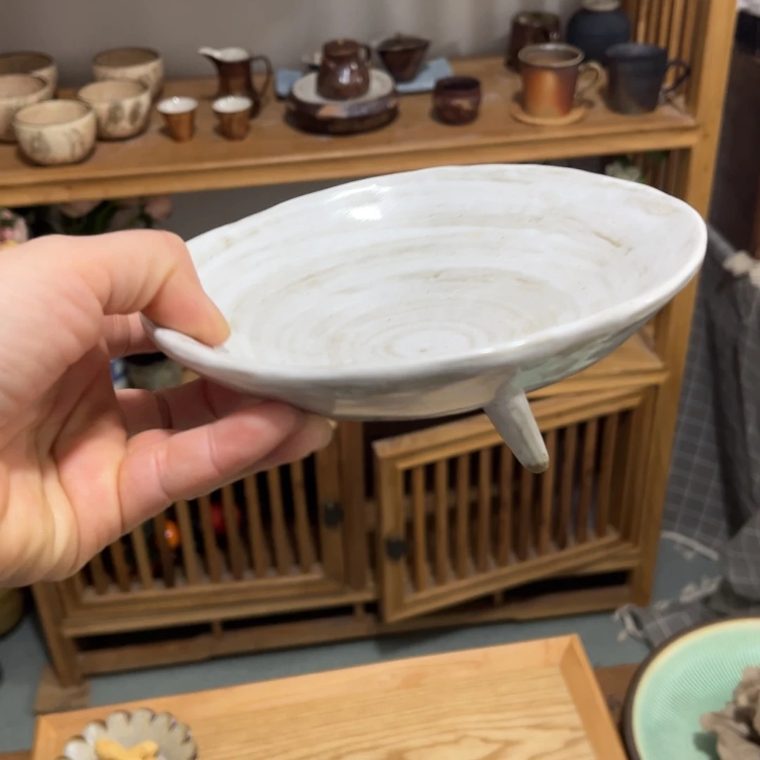 陶小*三足果盘0000000000