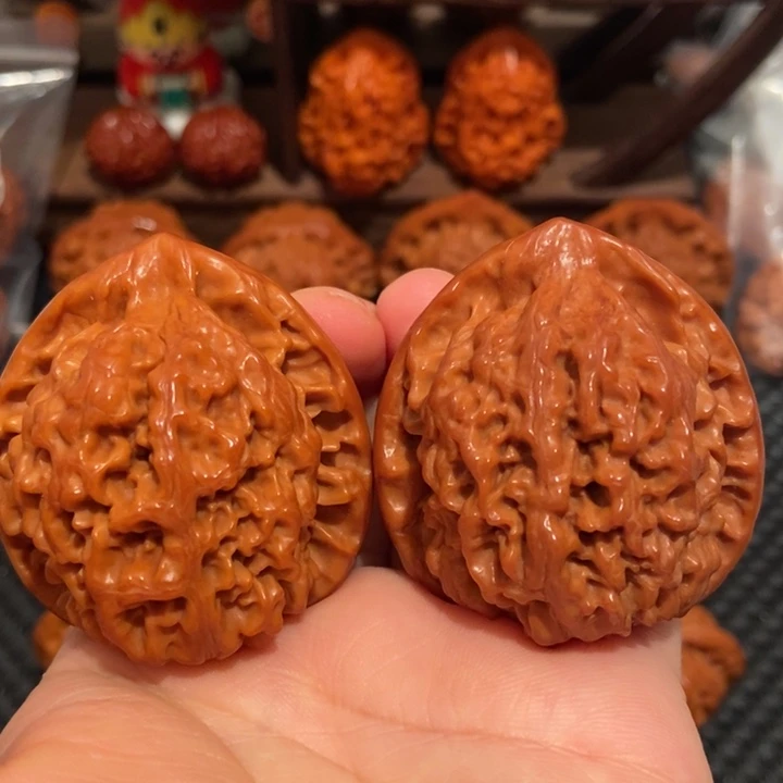 把件文玩核桃45.6尺寸官帽2392