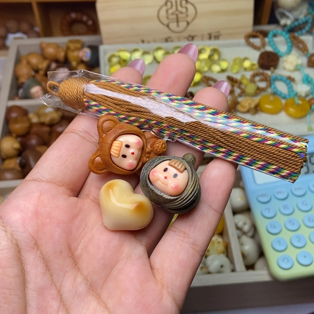 手串猴头核桃棕流苏小熊多妹蒜头多妹爱心