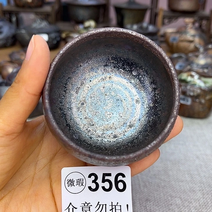 裸柴烧陶瓷手工茶器