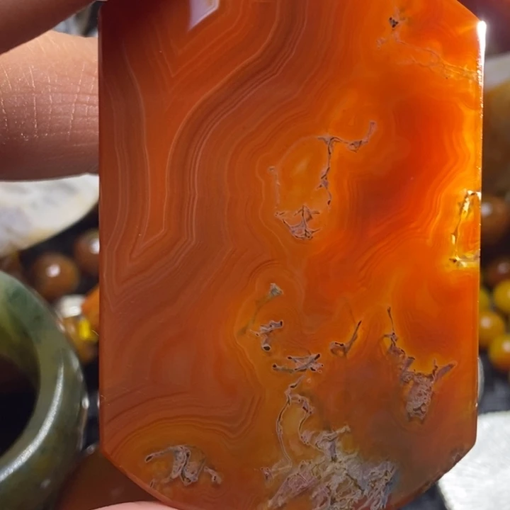 玛瑙/玉髓颈饰未镶嵌黑**生