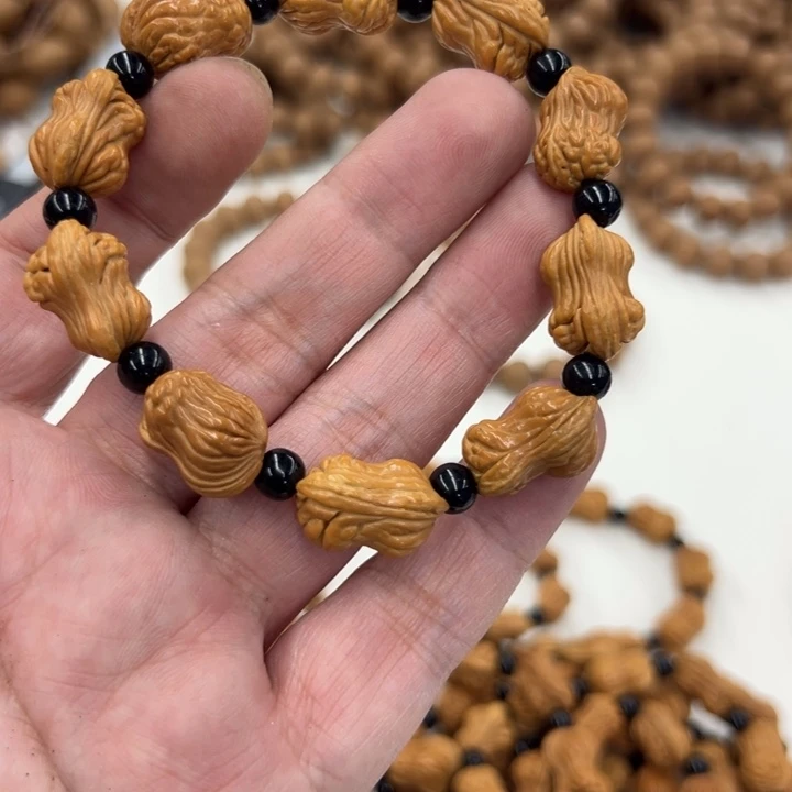 白玉菩提手串黄色5052