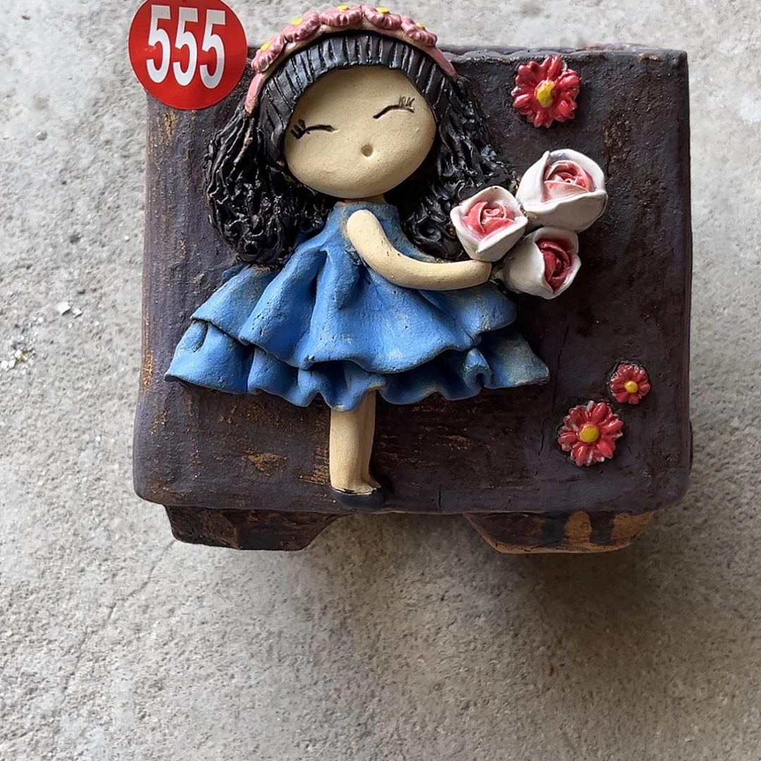 微瑕555 号陶然花器手工花盆