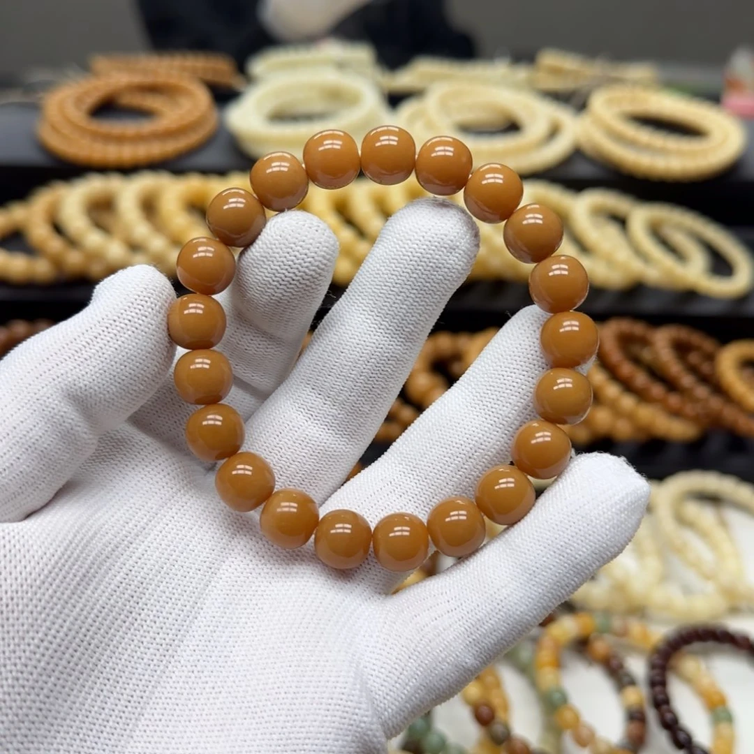 手串菩提根/象牙果卡11 珑珠 11年 鬼工