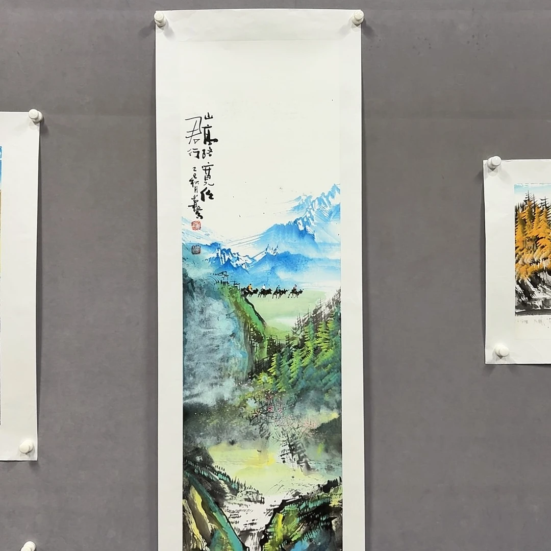 国画亲笔手绘放心去藏