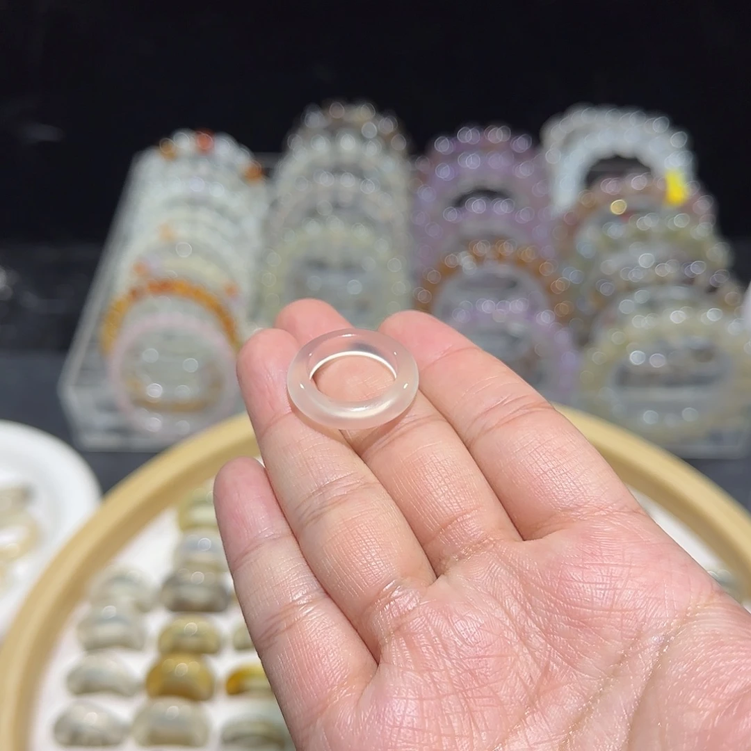 玛瑙/玉髓合金戒指