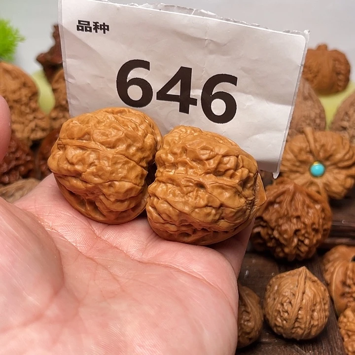 把件桃核蛤蟆头。边36。 646