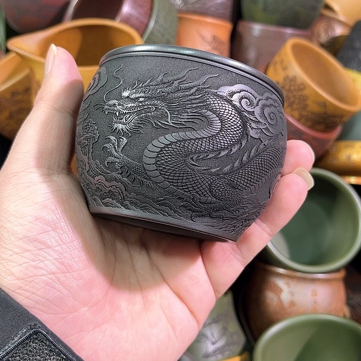 茶杯紫砂全手工紫砂主人杯