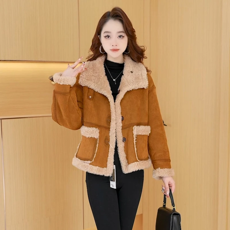 【外套】冬季百搭新款时尚莫瑞系穿搭休闲保暖外套女