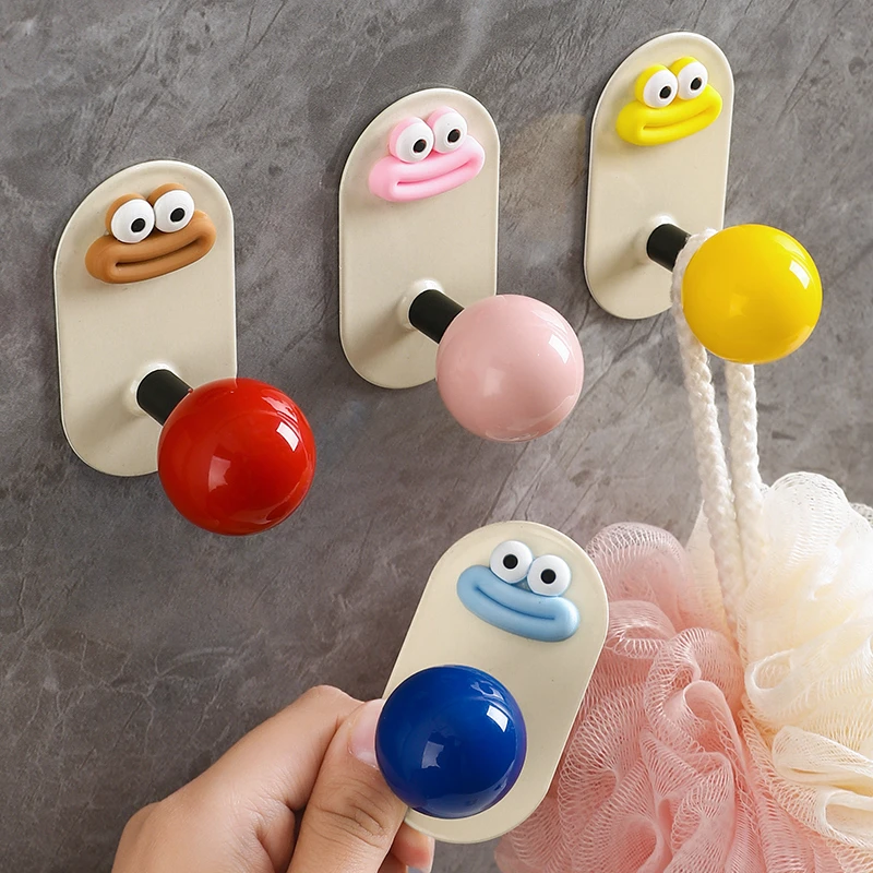 多巴胺挂钩浴室免打孔强力承重粘胶门后挂衣钩卫生间墙上毛巾粘钩