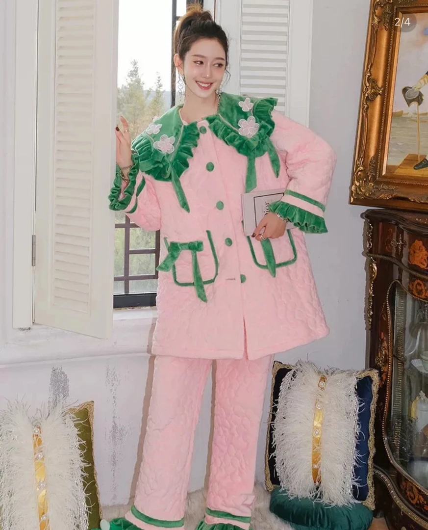 恋慕ANNZ 原创粉色芭比家居服