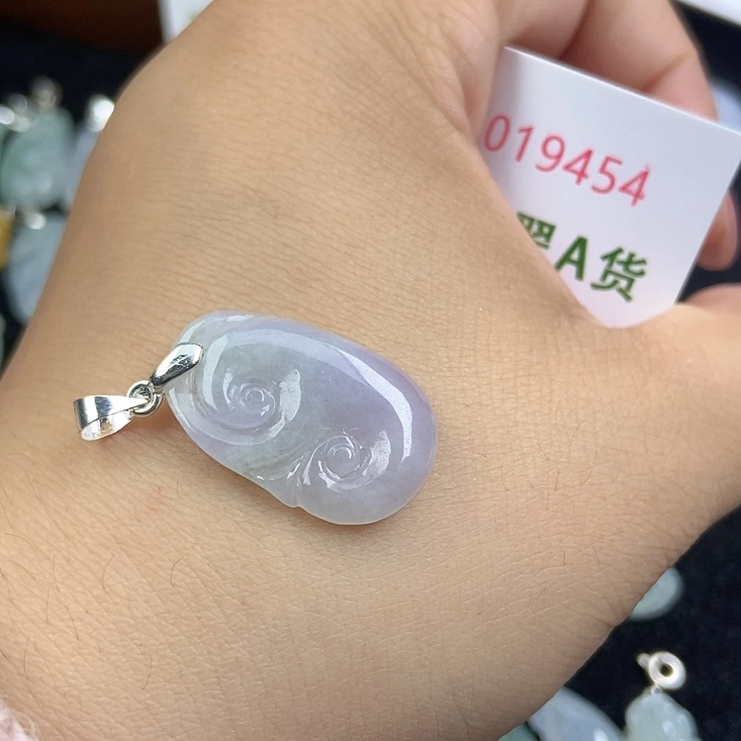 翡翠未镶嵌颈饰天然