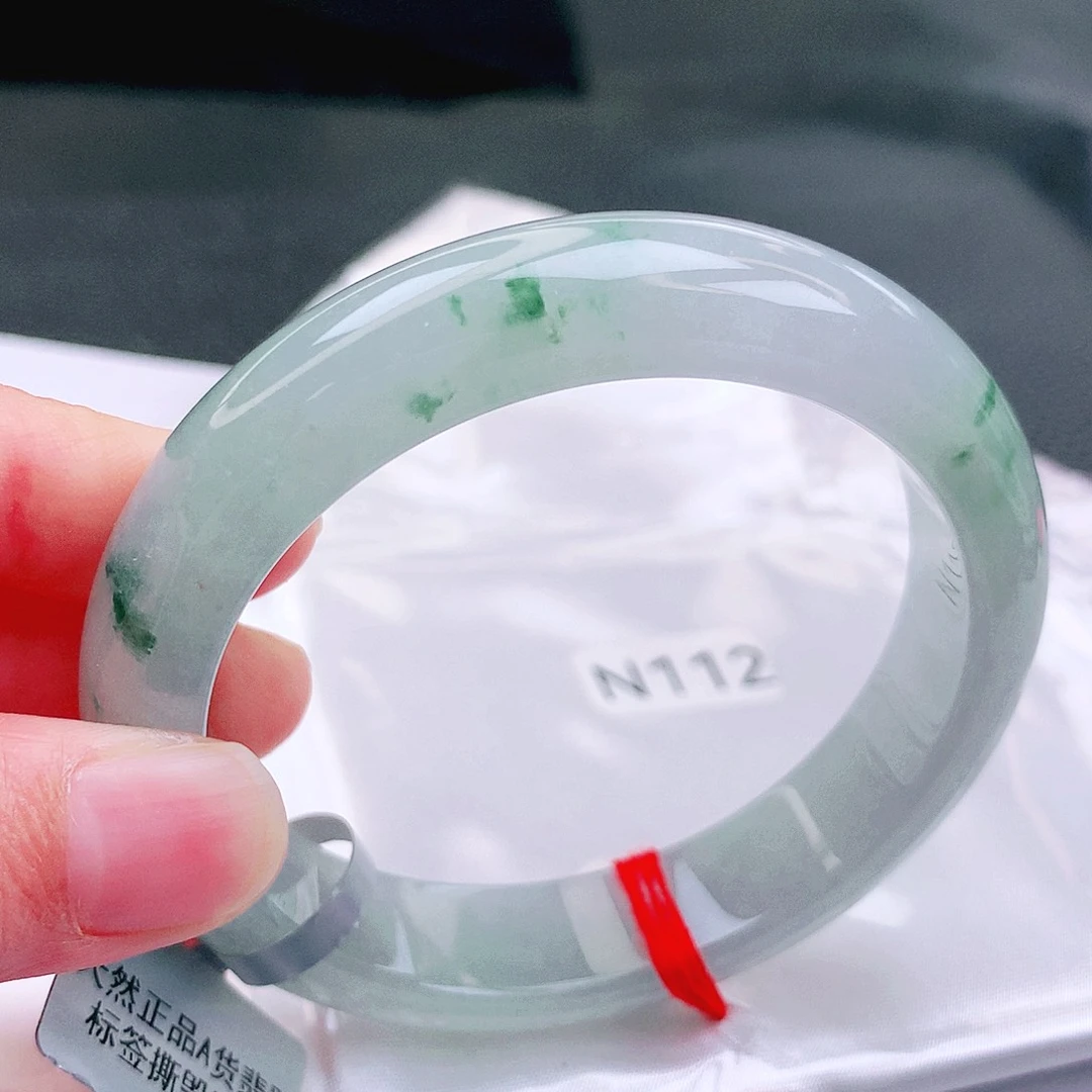 翡翠未镶嵌手镯缅甸天然a货翡翠手镯
