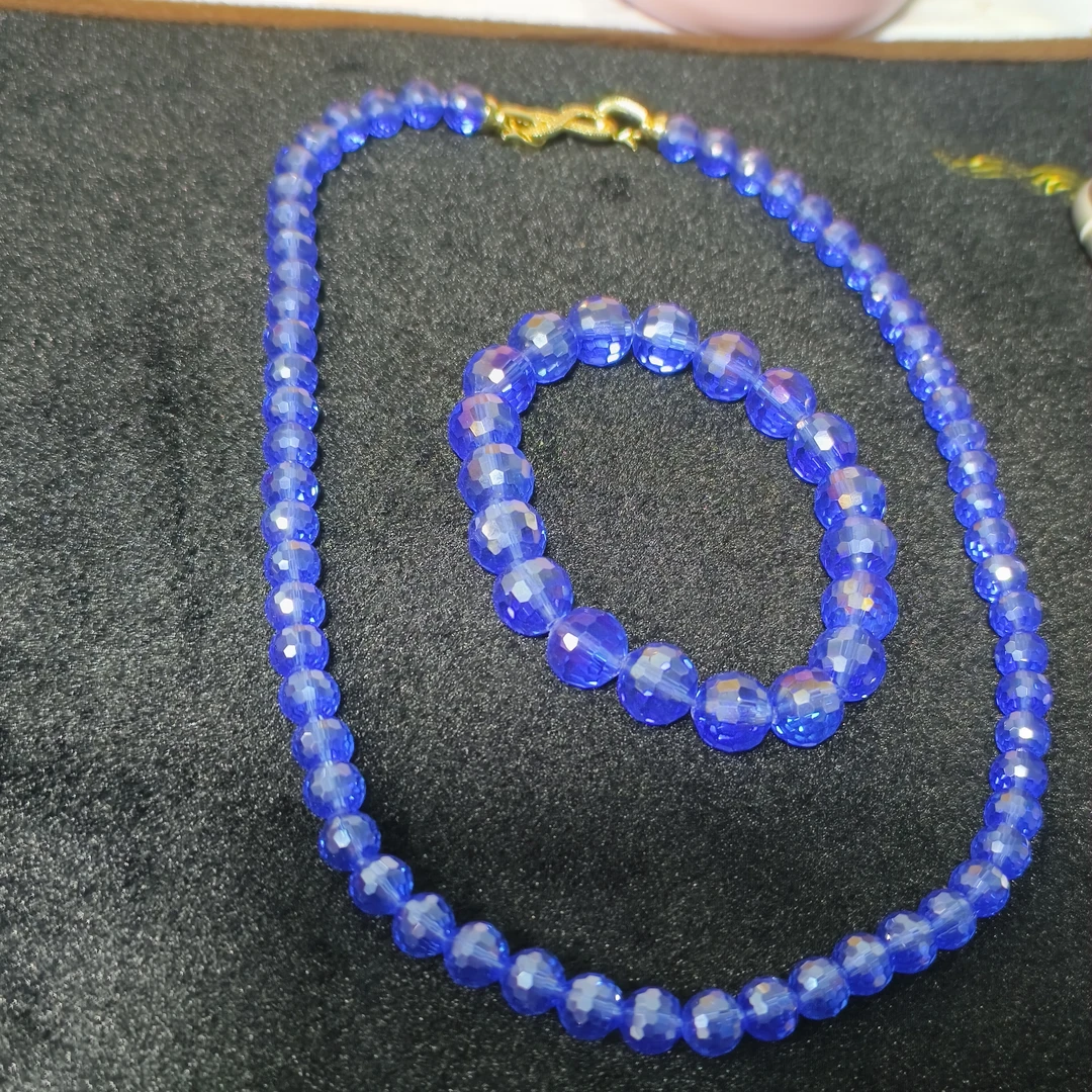 XJ岚霏甄选》精美套装项链XL0055手链SL0071时尚大气