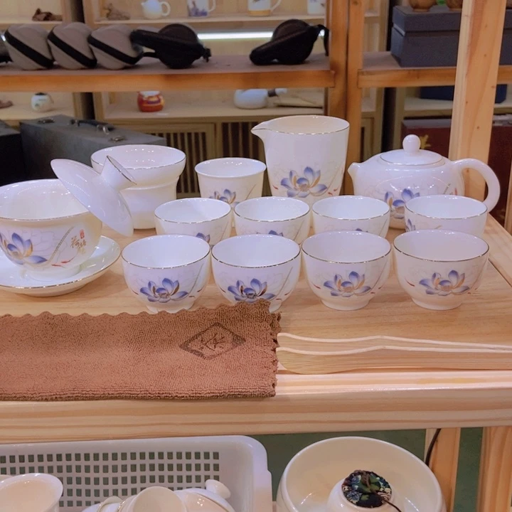 毕业套装茶壶盖碗全家福