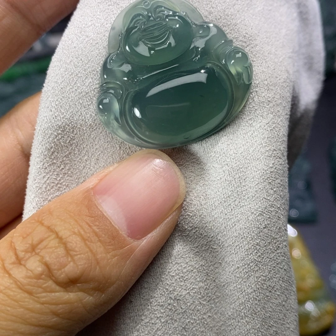 定制翡翠未镶嵌佛公