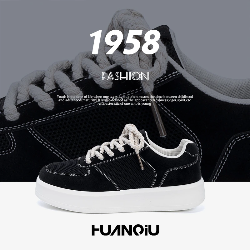 环球潮流运动鞋2025夏季新款男鞋夏季透气网面板鞋男士开车专用鞋