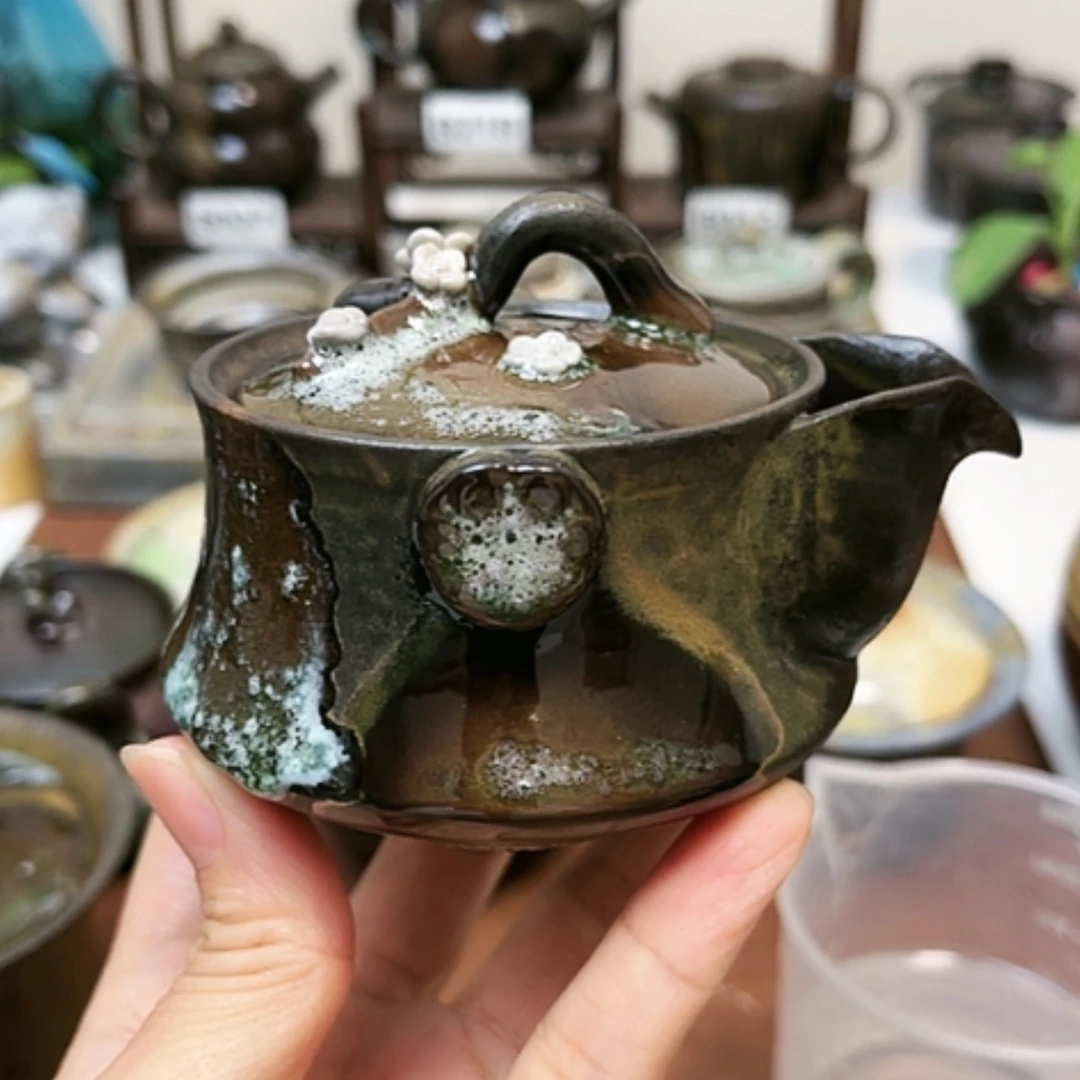 【闪购商品】墨**雨景德柴烧茶具-纯手工制作