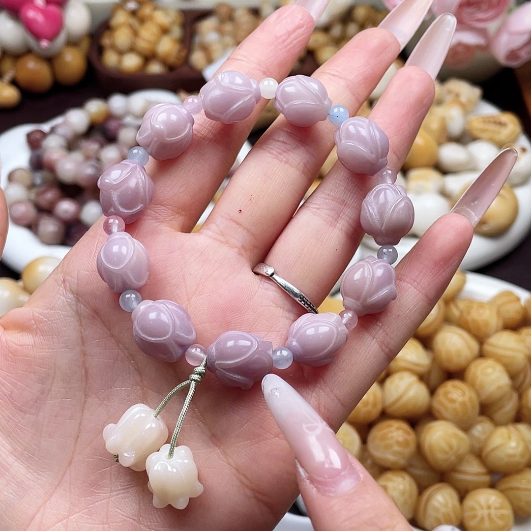 吊坠白玉菩提一串成品c