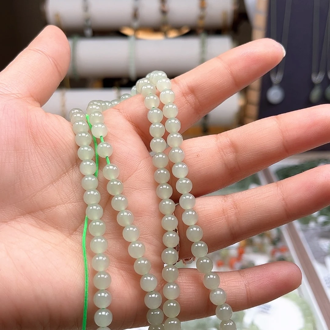 未镶嵌和田玉手串幽*