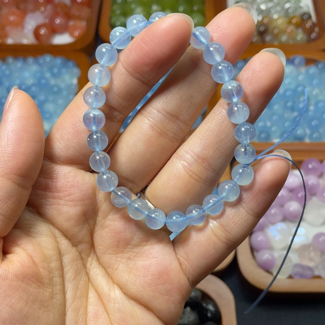 手链水晶未镶嵌海蓝宝