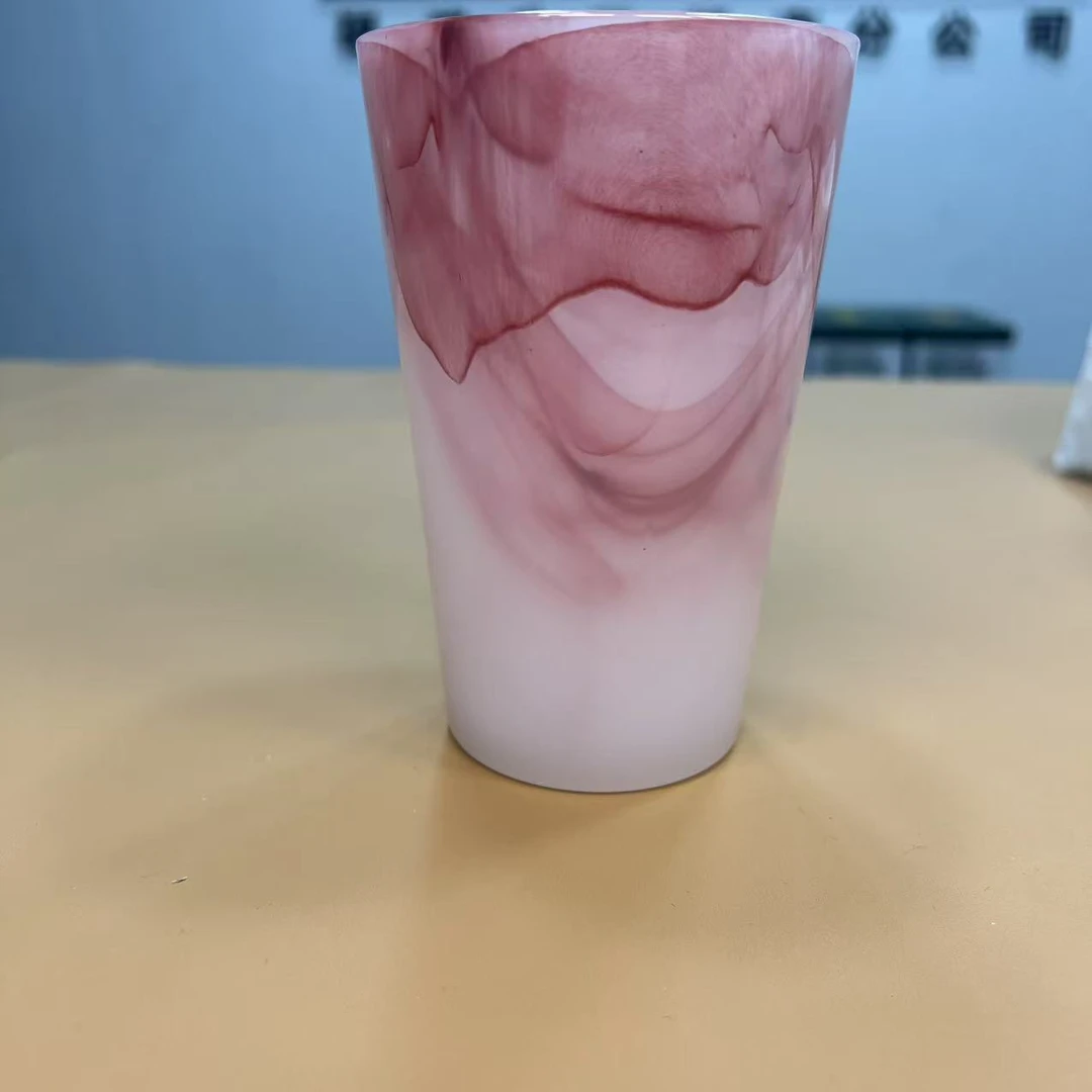 粉色琉璃水杯@1470(cp)