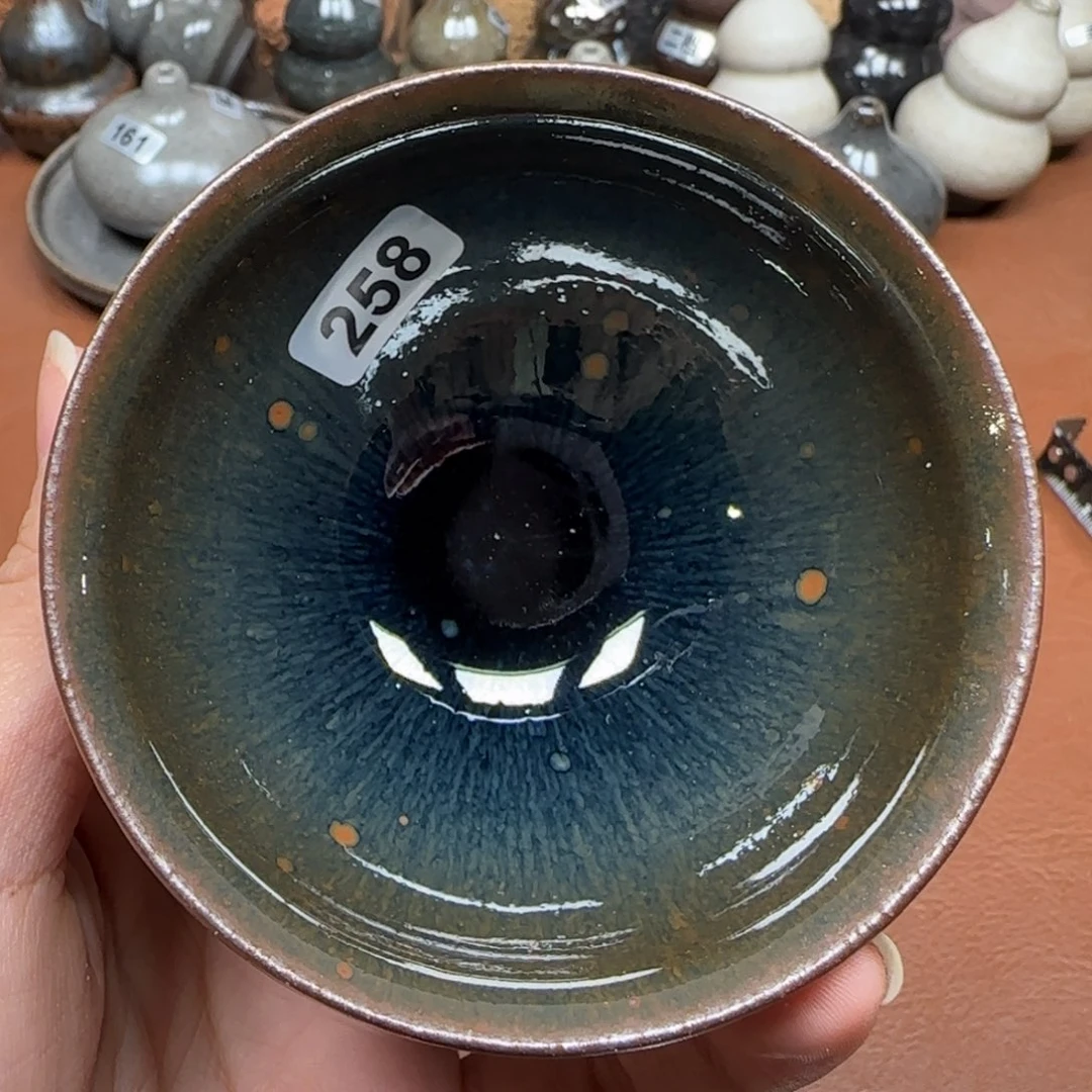 茶盏龙窑柴烧原矿原釉（微瑕）258