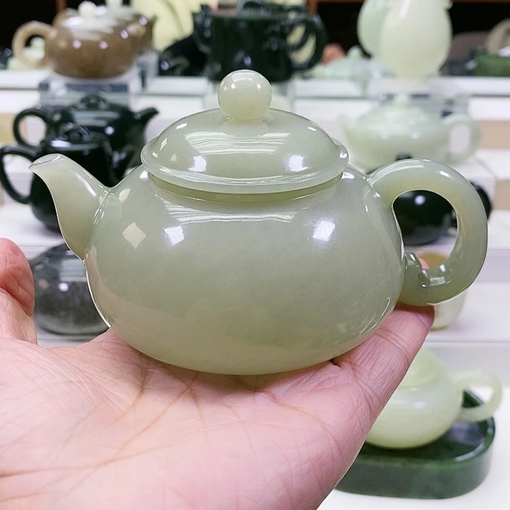 未镶嵌和田玉挂件用****9茶壶