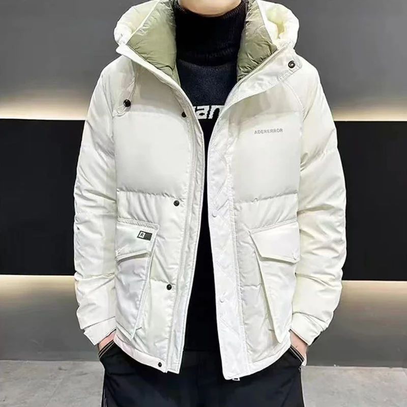 冬季御寒保暖男士百搭时尚休闲2024潮流帅气短款棉外套8006款2