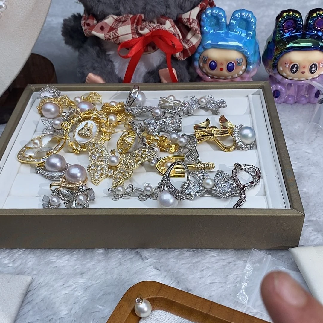 吊坠(不含链)海水珍珠银S925镶嵌