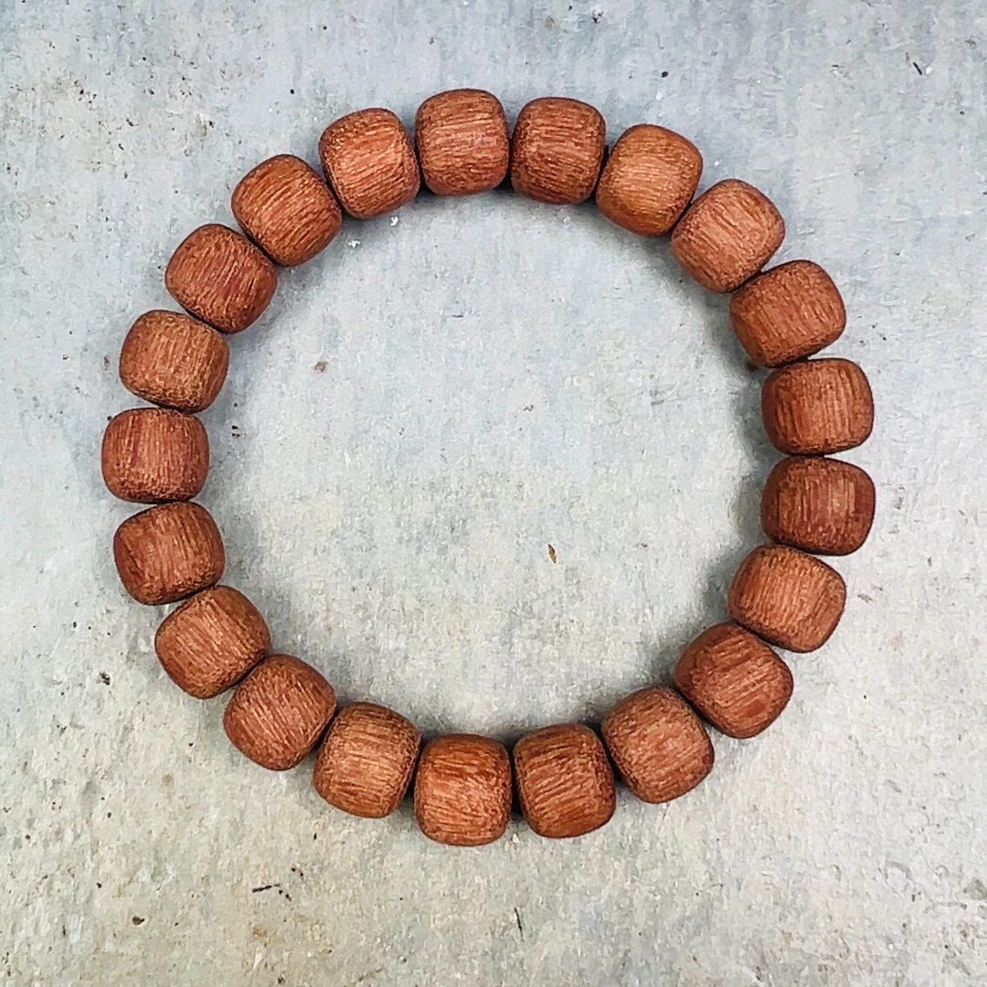 缅甸小叶降真香黄油1.0老型珠金丝密结满油老料单圈手串