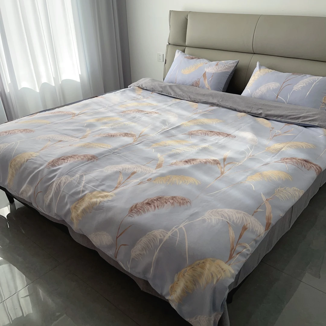 【四件套】四季加厚新款柔软亲肤细纱棉简约四件套