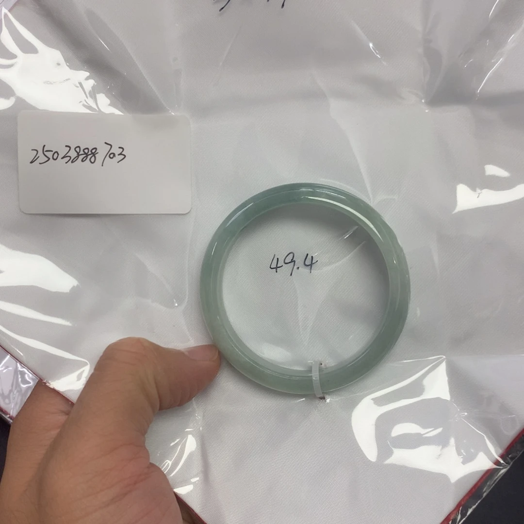 翡翠未镶嵌手镯49.4