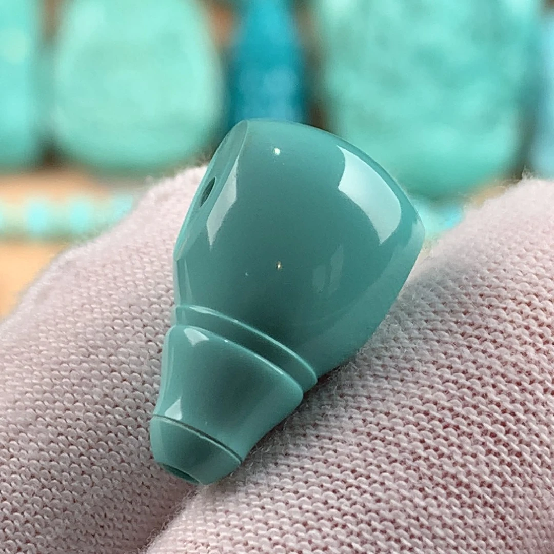 绿松石未镶嵌三通卡12