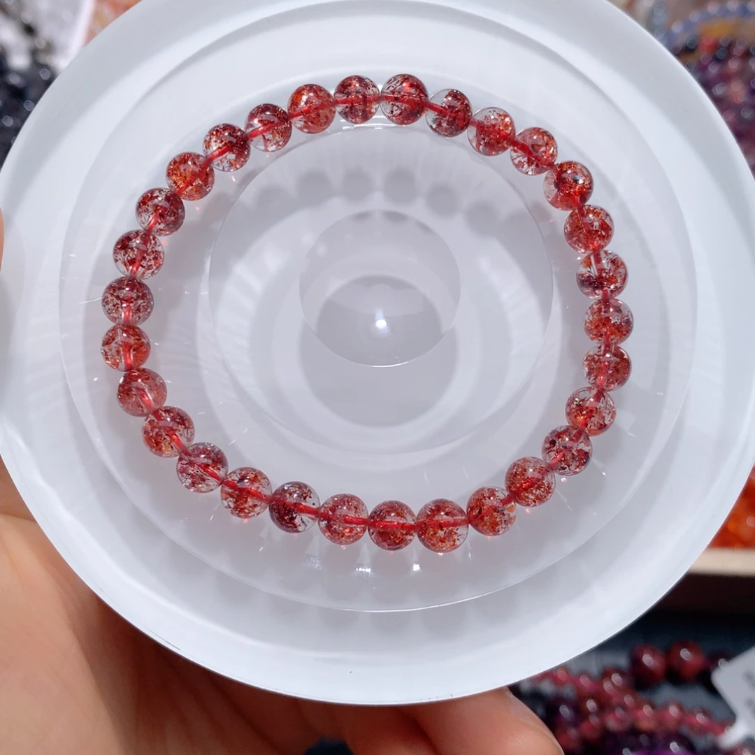 水晶手链未镶嵌金草莓6