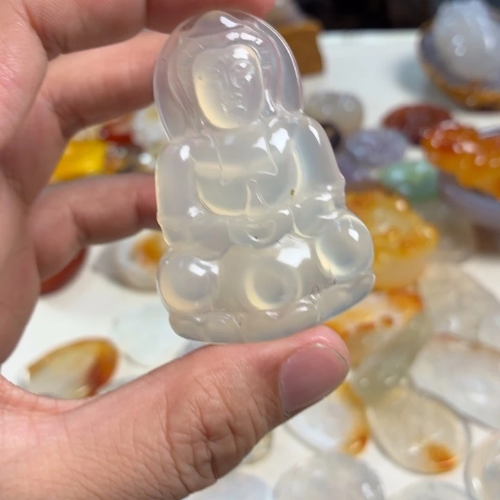玛瑙/玉髓未镶嵌吊坠(不含链)