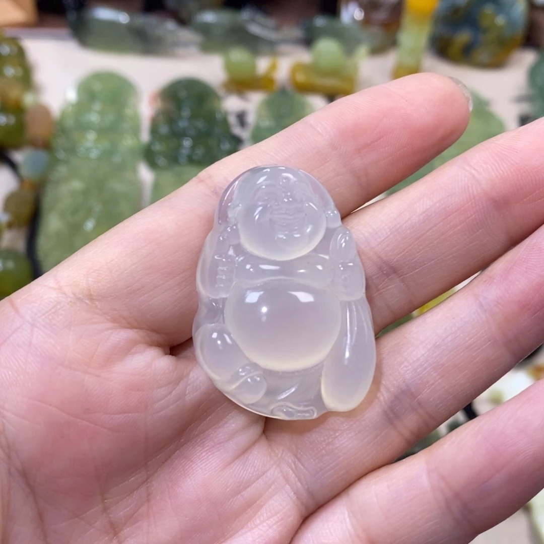 蛇纹石玉未镶嵌吊坠(不含链)