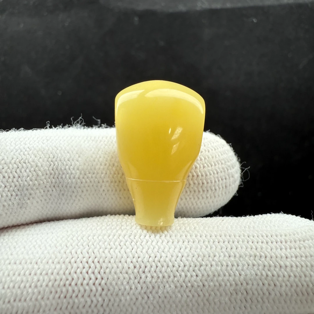 Z3662天然蜜蜡 三通 15.4*24.4*13mm支持复检