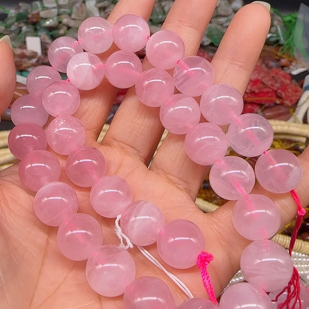 玛瑙/玉髓合金珠宝半成品马粉12mm拍两64发一条