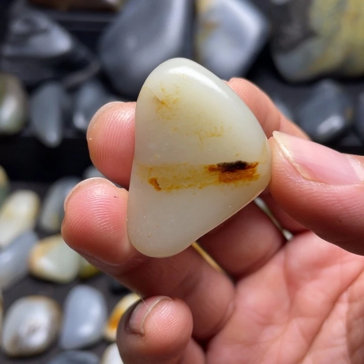 和田玉未镶嵌挂件32